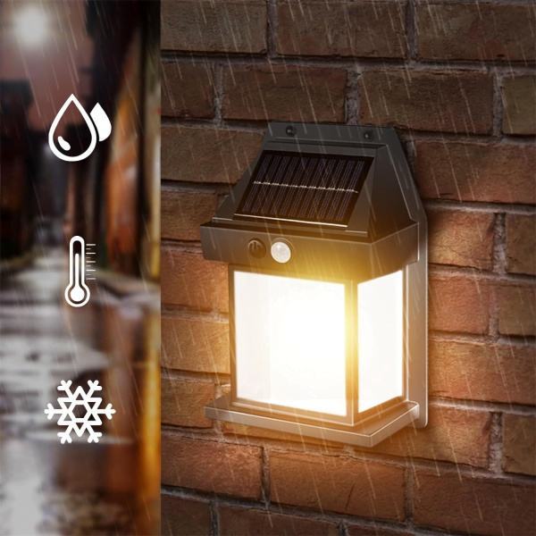 SOLARNA ZIDNA LAMPA - 2 KOMADA