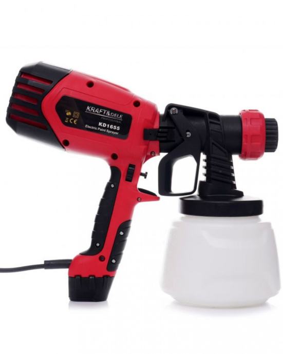 ELEKTRIČNI PIŠTOLJ ZA PRSKANJE BOJE 450 W, 1000 ml - 3